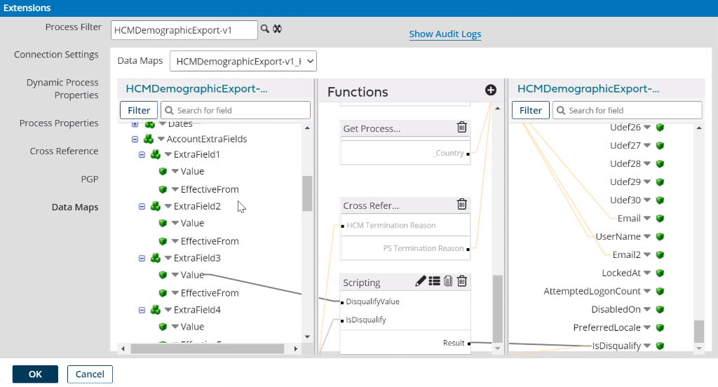 ExtraField and IsQualify mapping example