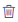 Garbage can delete icon