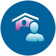 View On or Off Premises Employees icon (version 2)